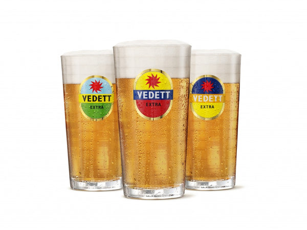 Vasos de cerveza Vedett