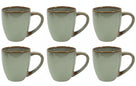 Cookinglife Mugs Sabi Green 450 ml - 6 pieces