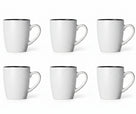 Cosy & Trendy Mugs Speckle White 350 ml - 6 pieces