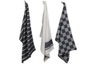 Cosy & Trendy Tea Towels Stoff Black Chambray 50x70 cm - 3-piece