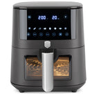 BerlingerHaus Airfryer XL Matt Anthracite - with Viewing Window - 5 Liters - 1400W
