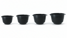 Birkmann Mixing Bowls / Batter Bowls Colour bowls set 4-Piece - 1.5, 2, 3 and 4 Liters - Cool Grey