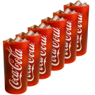 Coca Cola Glasses - Long drink glasses - Soft drink glasses - Red 270 ml - 6 pieces