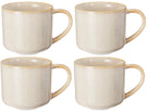 Cookinglife Coffee Mugs Serene Sand 330 ml - Pottery - 4 pieces