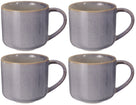 Cookinglife Coffee Mugs Serene Blue 330 ml - Pottery - 4 pieces