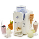 GreenPan Ice Cream Maker Frost - White - Soft Ice Cream, Ice Cream, Slushies, Milkshakes & Smoothies - 1.8 Liter