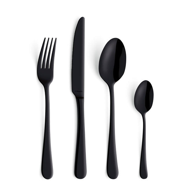 Cubiertos negros