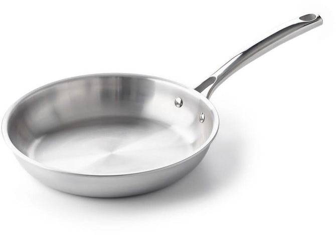 Stainless steel frying pan