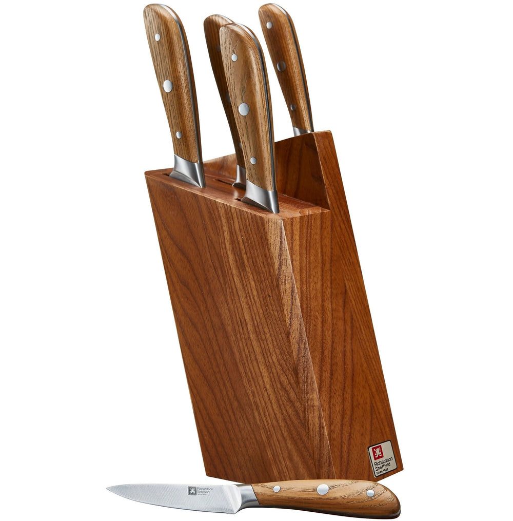 Knife block with blades