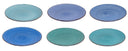 Platos para cena Delice azul ø 26,5 cm - 6 piezas Cookinglife