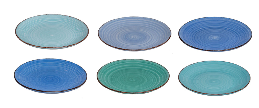 Cookinglife Side Plates / Dessert Plates Delice Blue ø 19 cm - 6 pieces