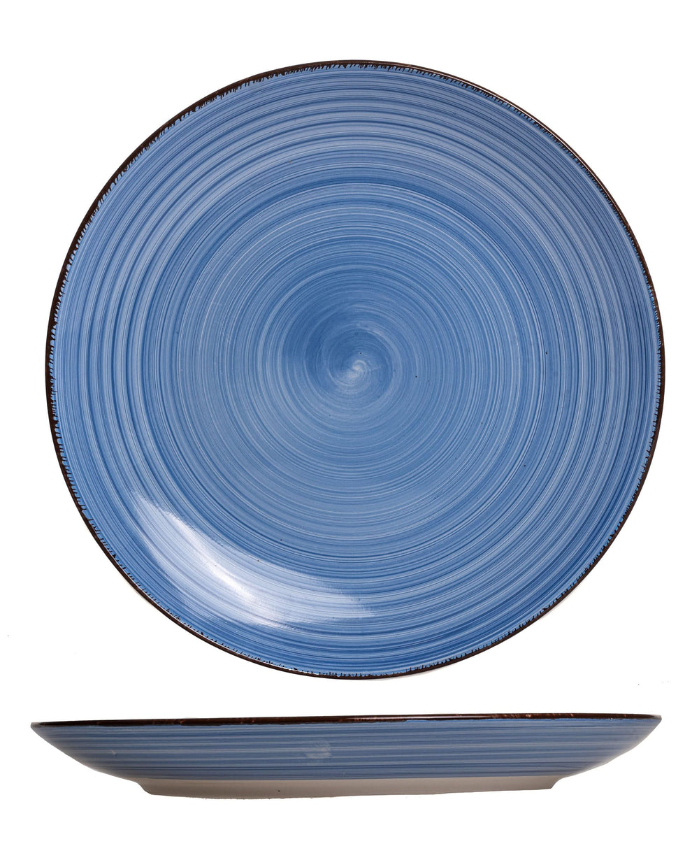 Platos para cena Delice azul ø 26,5 cm - 6 piezas Cookinglife