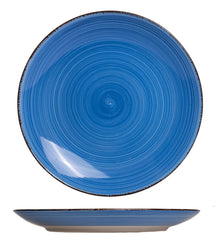 Platos para cena Delice azul ø 26,5 cm - 6 piezas Cookinglife