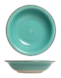 Platos hondos / para pasta Cookinglife Delice verde ø 21 cm - 6 piezas