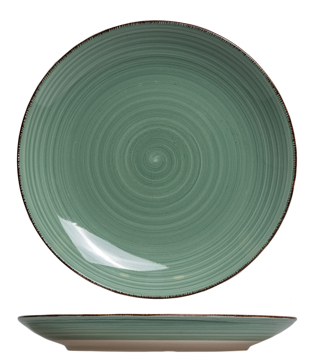 Platos llanos Cookinglife Delice verde ø 26,5 cm - 6 piezas