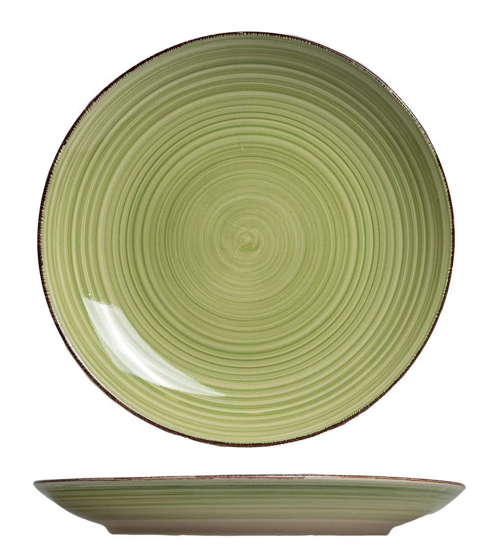 Platos llanos Cookinglife Delice verde ø 26,5 cm - 6 piezas