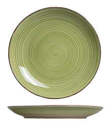 Platos llanos Cookinglife Delice verde ø 26,5 cm - 6 piezas