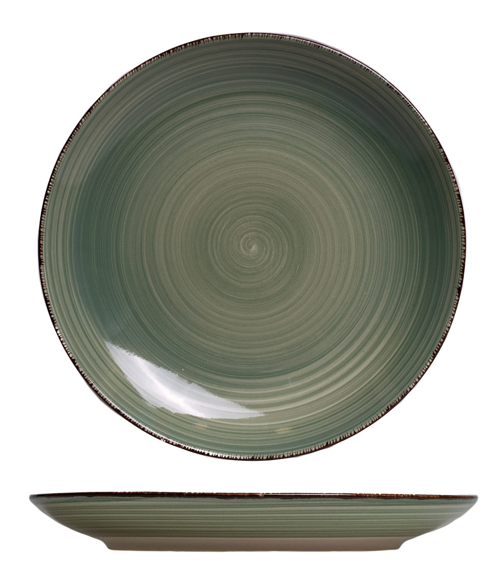 Platos llanos Cookinglife Delice verde ø 26,5 cm - 6 piezas