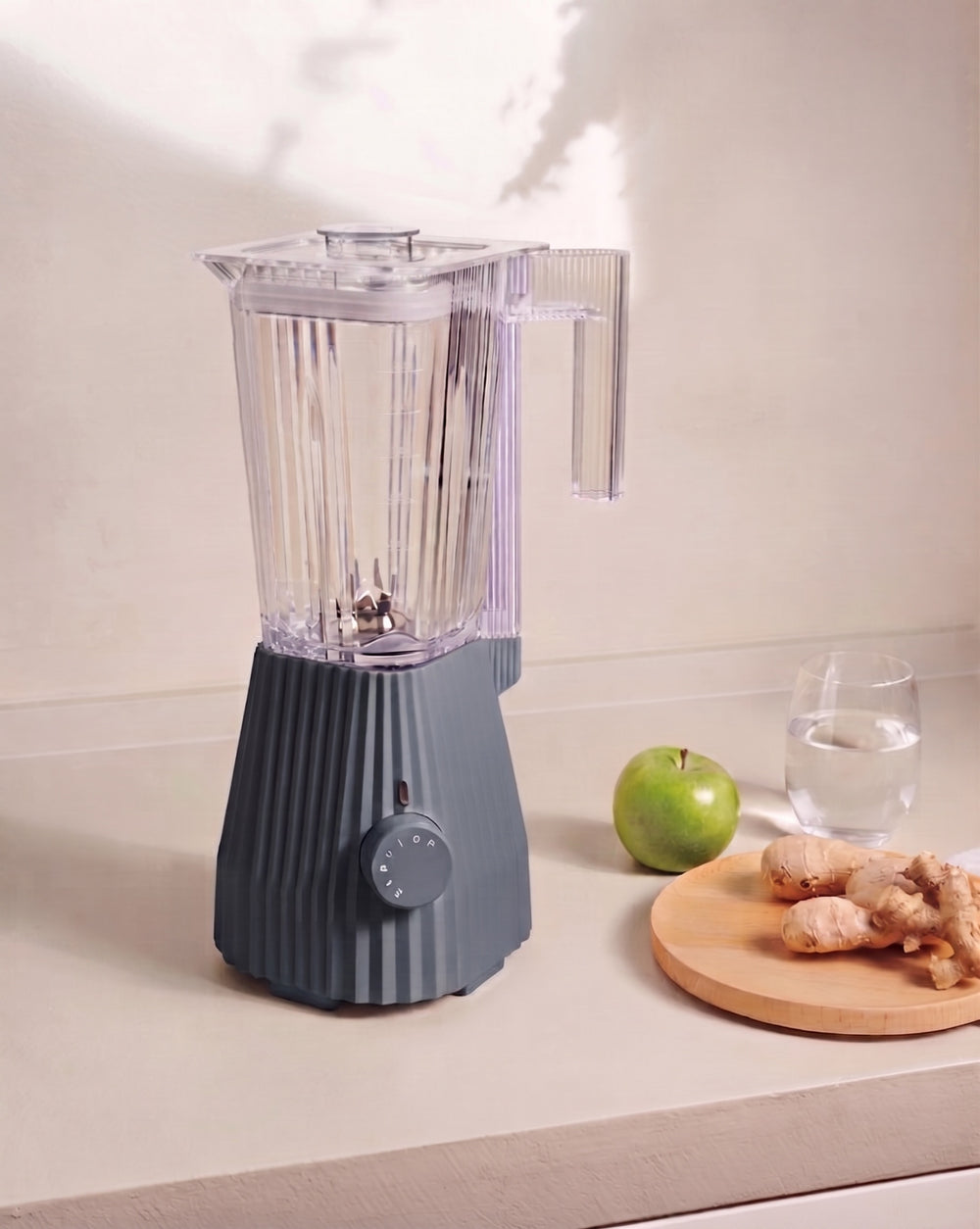 Alessi Blender Plissé Grey - 1.5 liter - 700 W - Michele de Lucchi - MDL09 G
