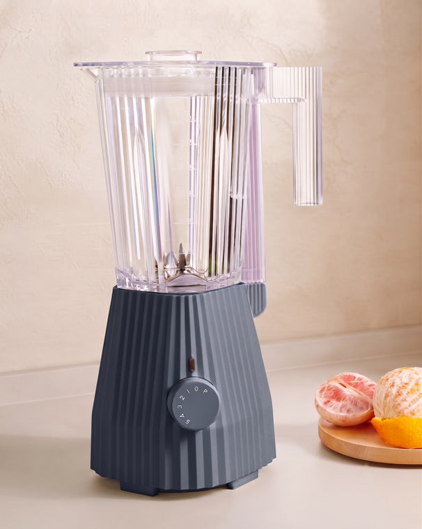 Alessi batidora Plissé gris - 1.5 litros - 700 W - Michele de Lucchi - MDL09 G