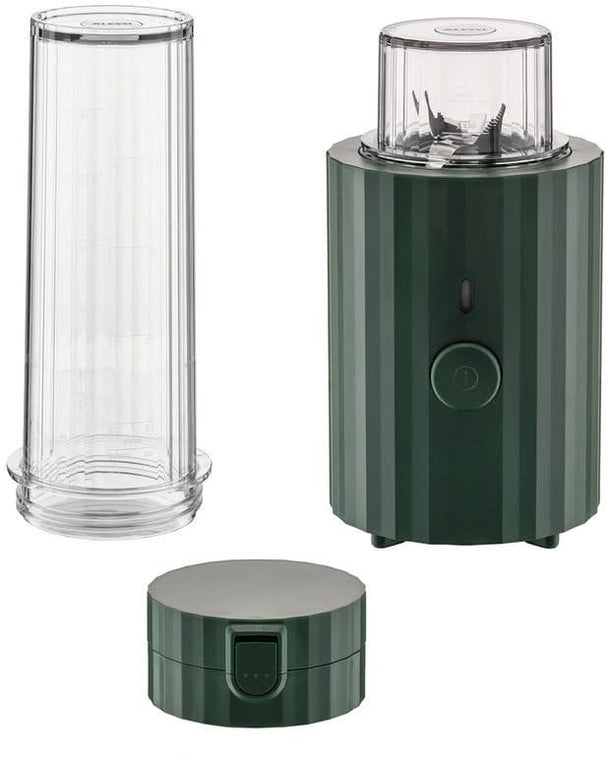 Alessi Smoothie Blender Plissé Verde - 380 W - Michele De Lucchi - MDL17 GR