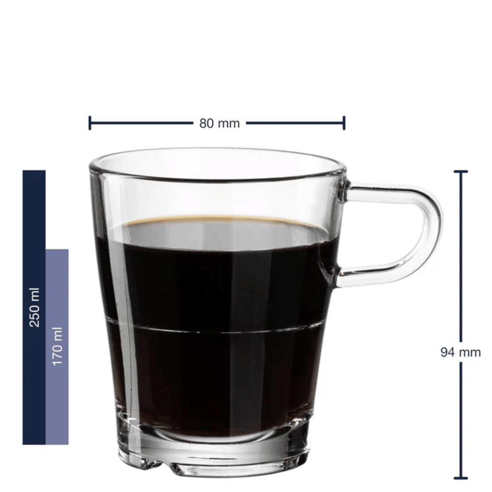 Leonardo Coffee glasses Senso - Stackable - 250 ml - 6 pieces