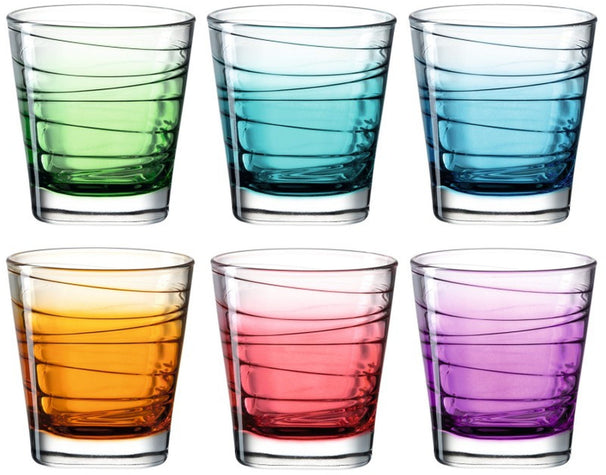 Leonardo Vasos de agua Vario Struttura - 250 ml - 6 piezas