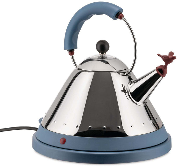 Alessi kettle MG32 RVS / Azul - 1.5 liter - 2000 W - Michael Graves - MG32 AZ