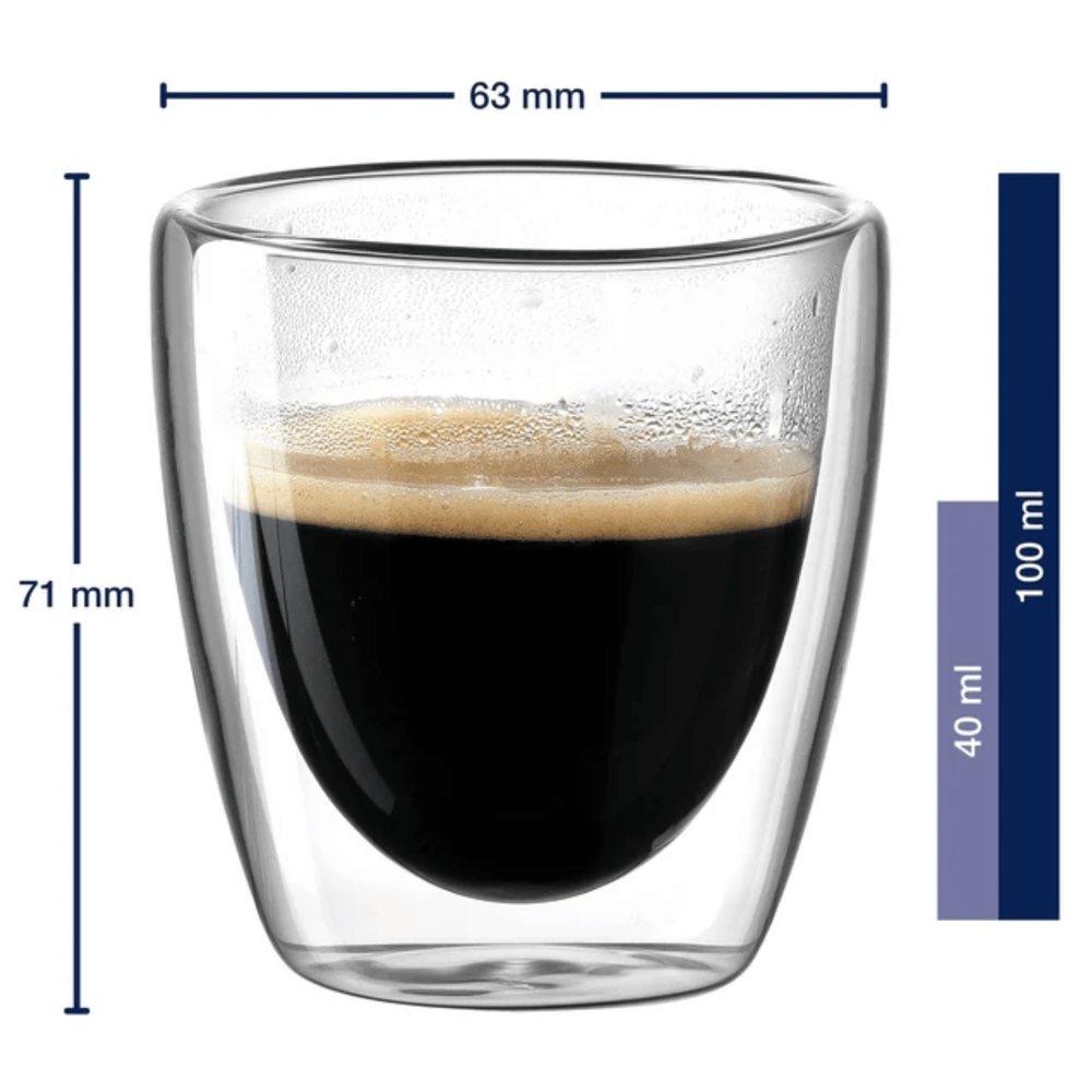 Leonardo Vasos de espresso de doble pared Duo 100 ml - 2 piezas