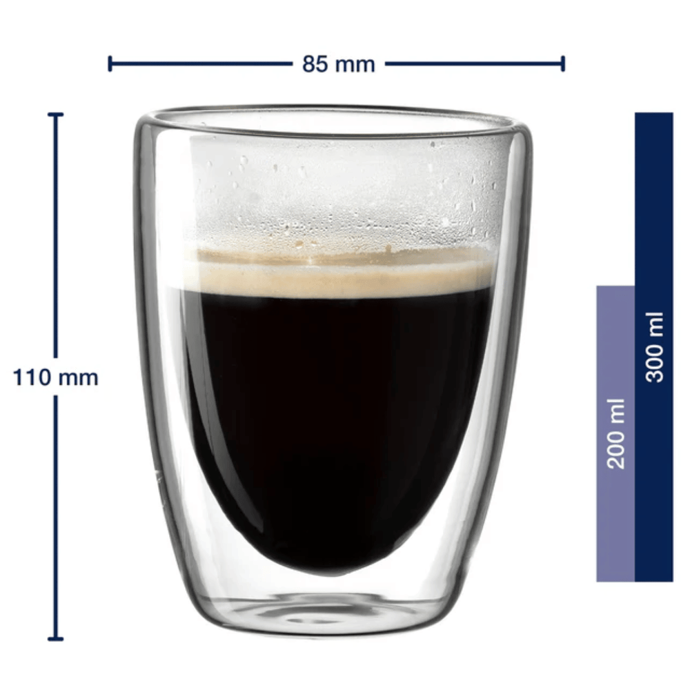 Leonardo Double-Walled Coffee Glasses Duo 300 ml - 2 Pieces