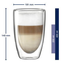 Leonardo Double-Walled Latte Macchiato Glasses Duo 400 ml - 2 pieces