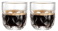 Leonardo Espresso Glasses Gocce Glass Clear 60 ml - 2pc Espresso Cups Dishwasher