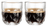 Leonardo Espresso Glasses Gocce Glass Clear 60 ml - 2pc Espresso Cups Dishwasher