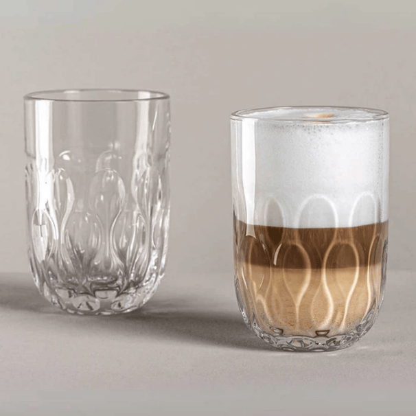 Leonardo Latte Macchiato Glasses - Gocce Tre - 390 ml - 2 pieces
