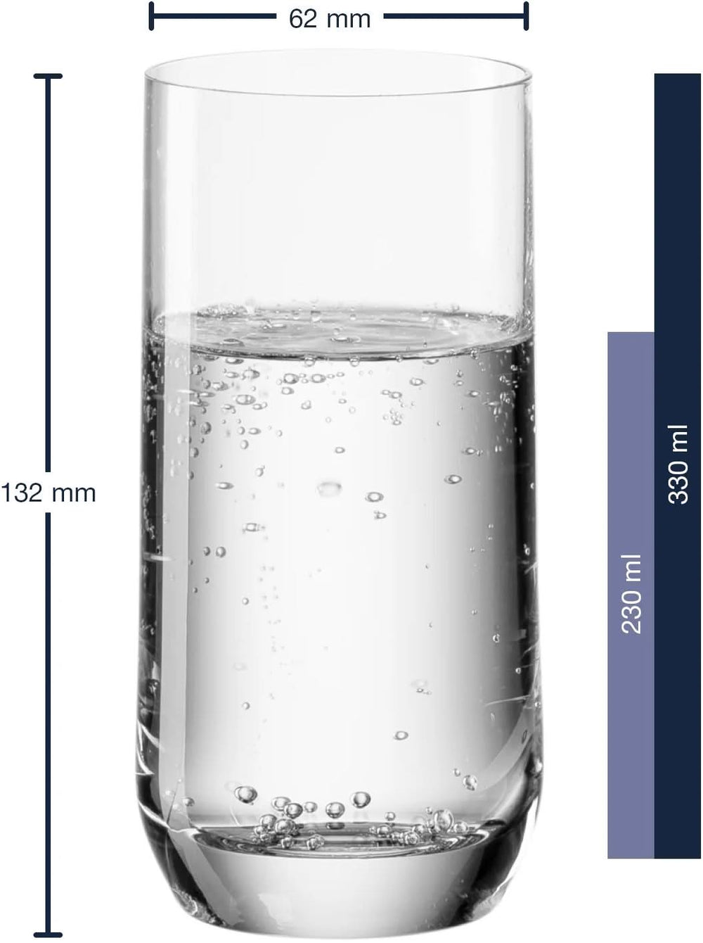 Vasos para longdrink Leonardo - Daily - 330 ml - 6 piezas