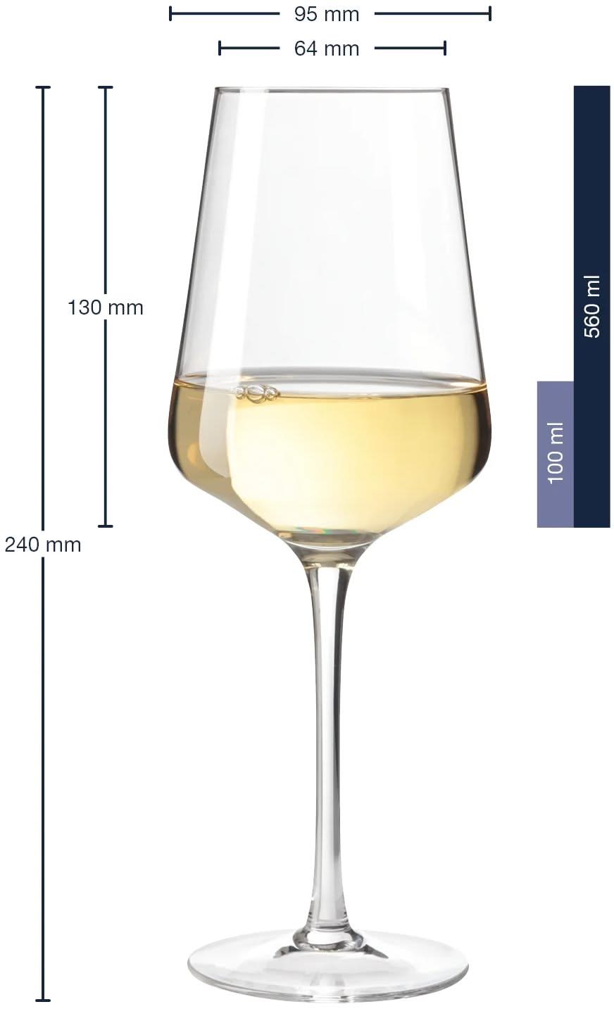 Leonardo Wine Glass Set (Red Wine Glasses + White Wine Glasses) Puccini - 12 piece set