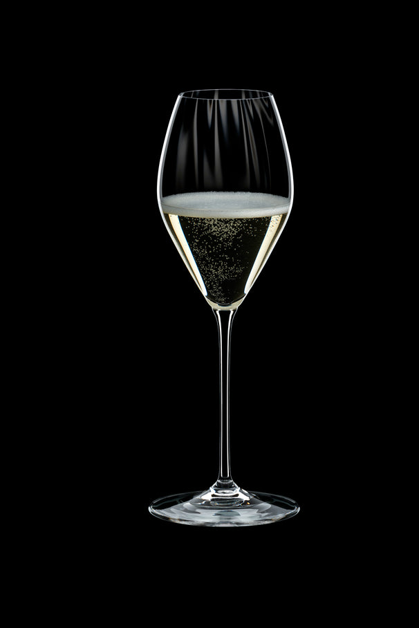 Set de copas de vino Riedel - Copas de champán - Flutes - Performance - 375 ml - 4 unidades