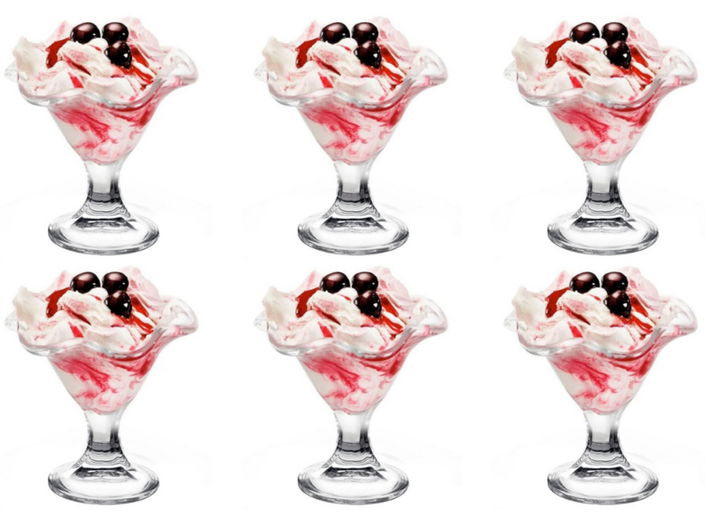 Bormioli Rocco Ice Cream Cups - Sorbet Glasses - Primavera - 240 ml - 6 pieces