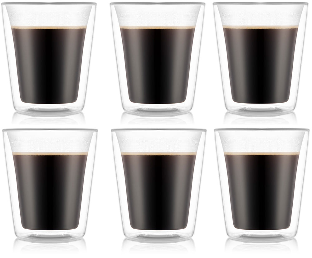 Bodum Canteen vaso de café- té doble pared 200 ml - 6 piezas
