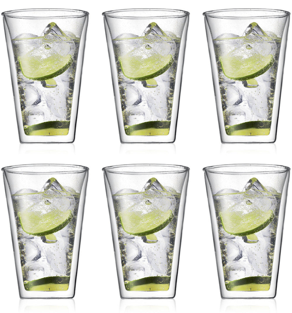 Bodum vasos de latte macchiato de doble pared Canteen - válvula patentada - 400 ml - 6 piezas