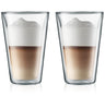Bodum vasos de latte macchiato de doble pared Canteen - válvula patentada - 400 ml - 2 piezas