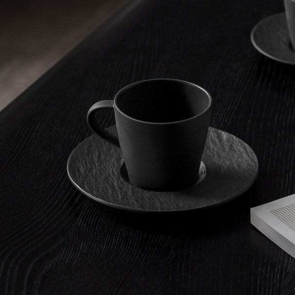 Villeroy & Boch Taza de café Manufacture Rock - Negro - 160 ml