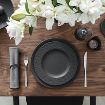 Villeroy & Boch dinner plate Manufacture Rock - Black - ø 27 cm