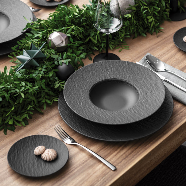 Plato para Pasteles Villeroy & Boch Manufacture Rock - Negro - ø 15.5 cm