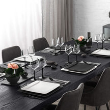 Villeroy & Boch Plato de cena Manufacture Rock - Negro - 28 x 28 cm