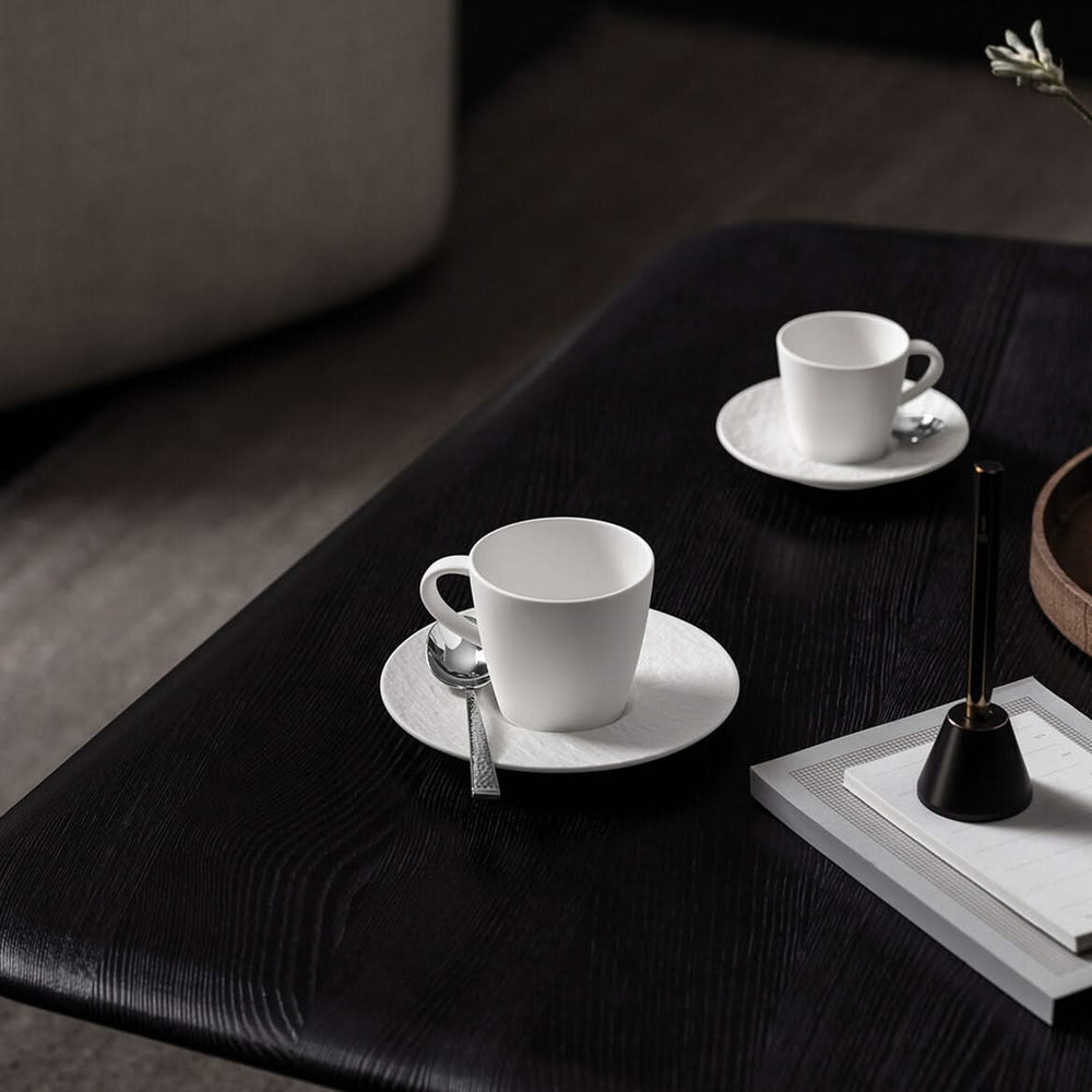 Villeroy & Boch Platillo para café Manufacture Rock - Blanco - ø 15.5 cm