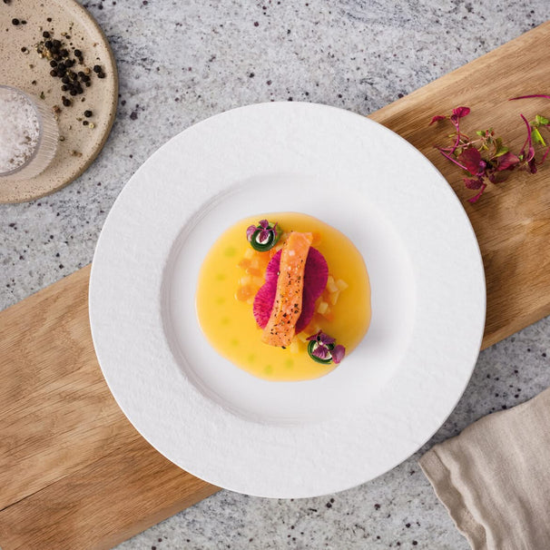 Plato de cena Villeroy & Boch Manufacture Rock - Blanco - ø 27 cm