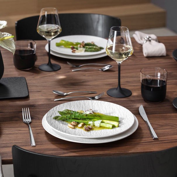 Plato de cena Villeroy & Boch Manufacture Rock - Blanco - ø 25 cm