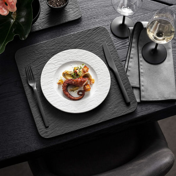 Plato de desayuno / postre Villeroy & Boch Manufacture Rock - Blanco - ø 22 cm