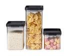 Mepal Storage Jar Set Omnia Black 3-piece